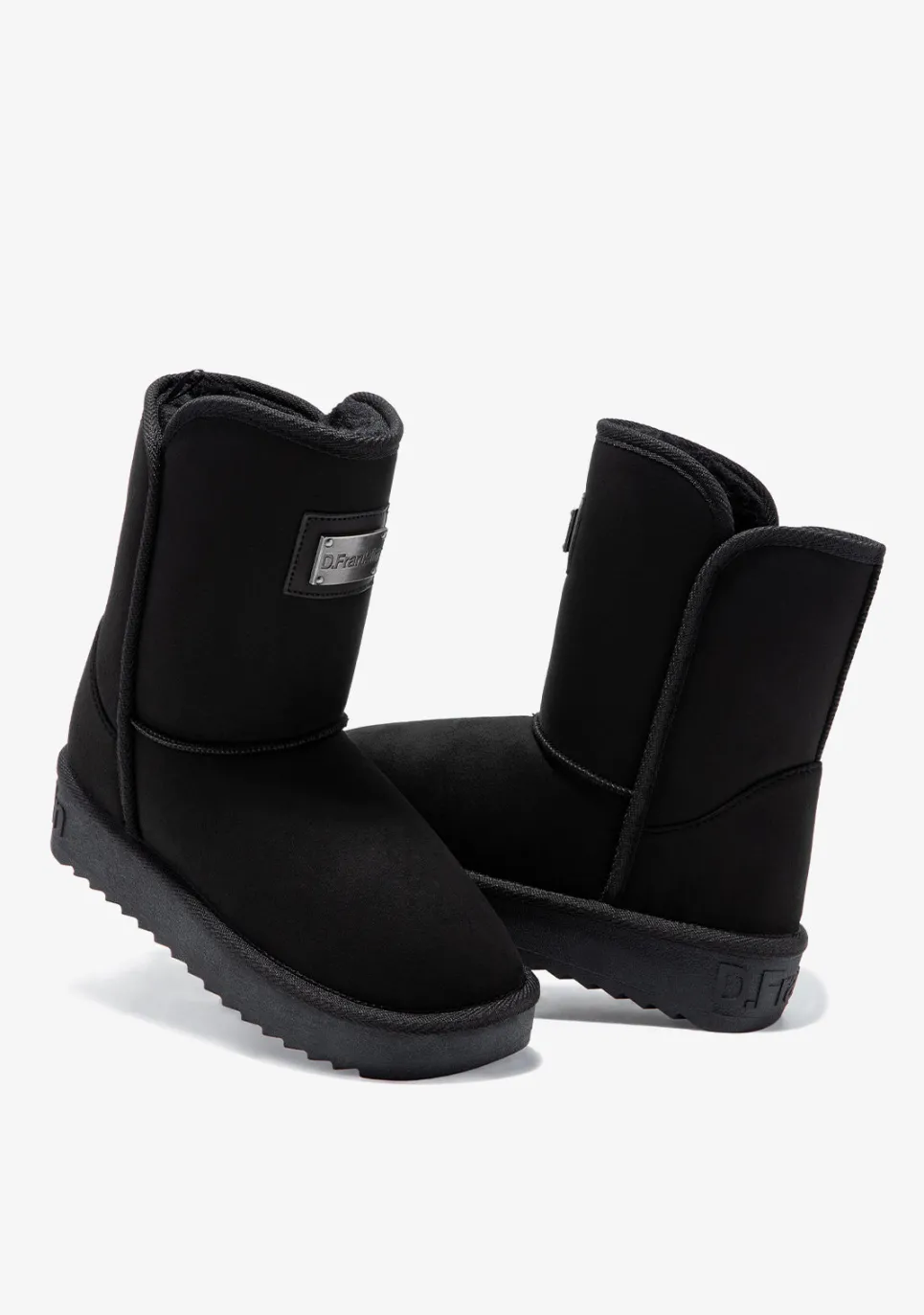 D.Franklin Nordic Basic Black|Damen Australische Stiefel|Stiefel