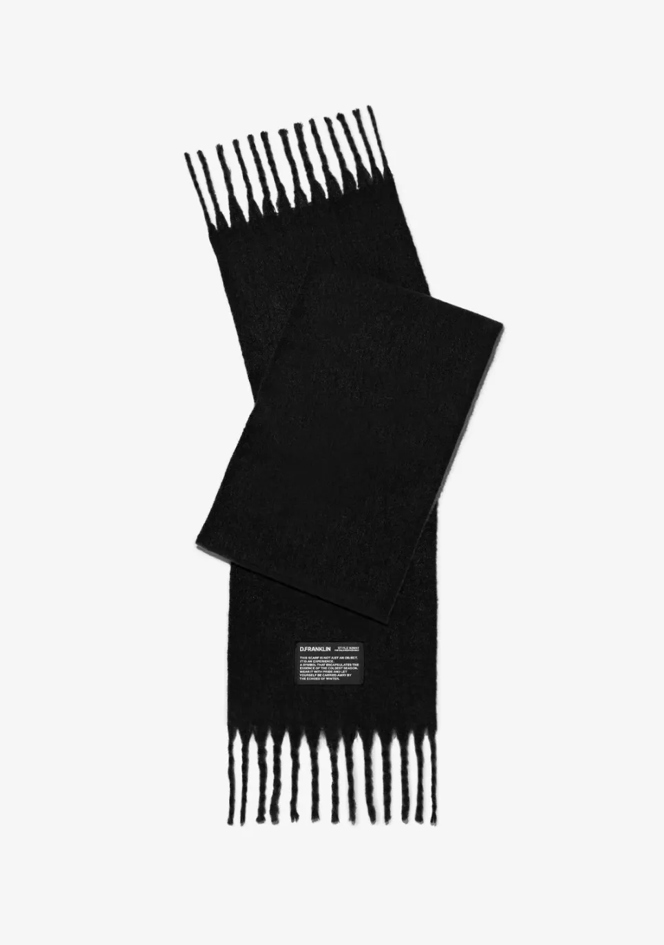 D.Franklin Nordic Basic Scarf Black|Damen Mützen, Schals Und Handschuhe
