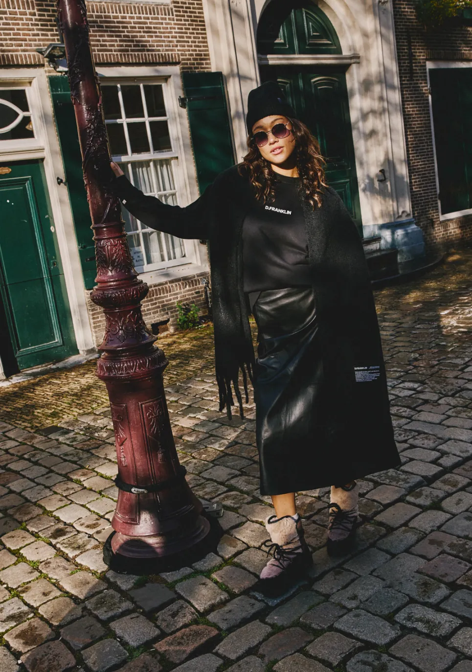 D.Franklin Nordic Basic Scarf Black|Damen Mützen, Schals Und Handschuhe