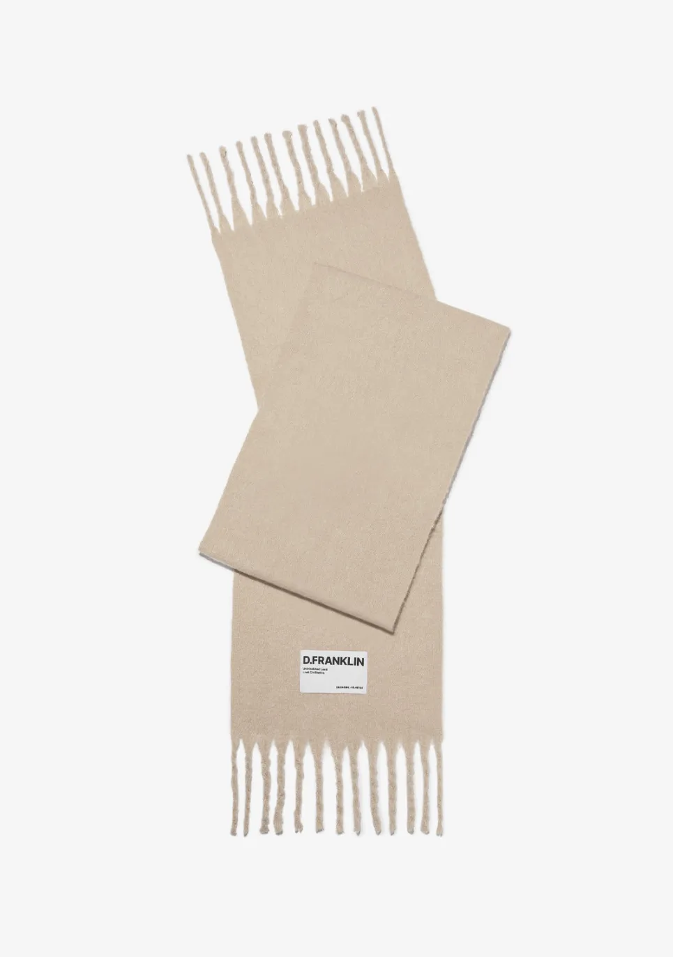 D.Franklin Nordic Basic Scarf Taupe|Damen Mützen, Schals Und Handschuhe