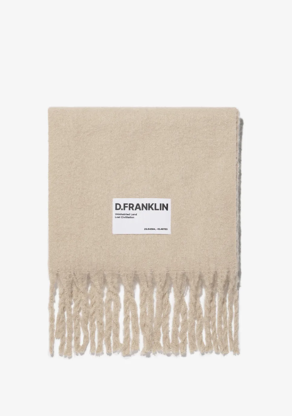 D.Franklin Nordic Basic Scarf Taupe|Damen Mützen, Schals Und Handschuhe