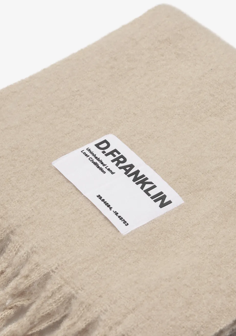 D.Franklin Nordic Basic Scarf Taupe|Damen Mützen, Schals Und Handschuhe
