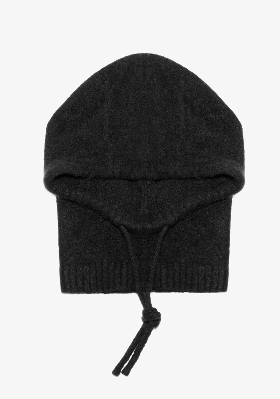 D.Franklin Nordic Bomb Knitted Balaclava Black|Damen Mützen, Schals Und Handschuhe