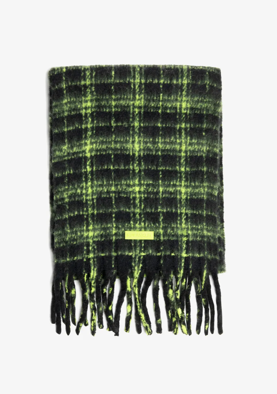 D.Franklin Nordic Bomb Plaid Scarf Black|Damen Mützen, Schals Und Handschuhe
