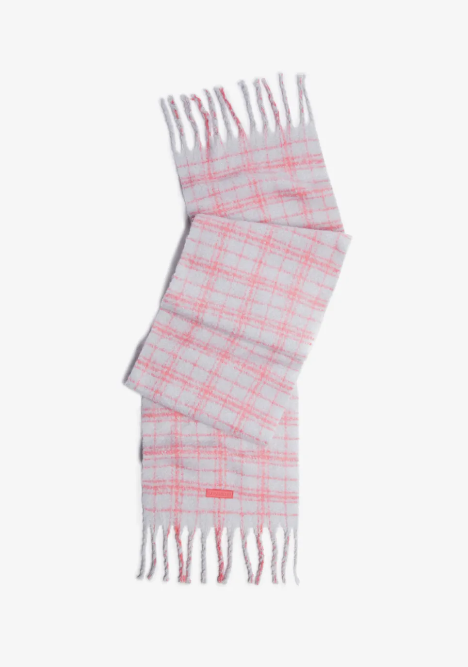 D.Franklin Nordic Bomb Plaid Scarf Grey|Damen Mützen, Schals Und Handschuhe