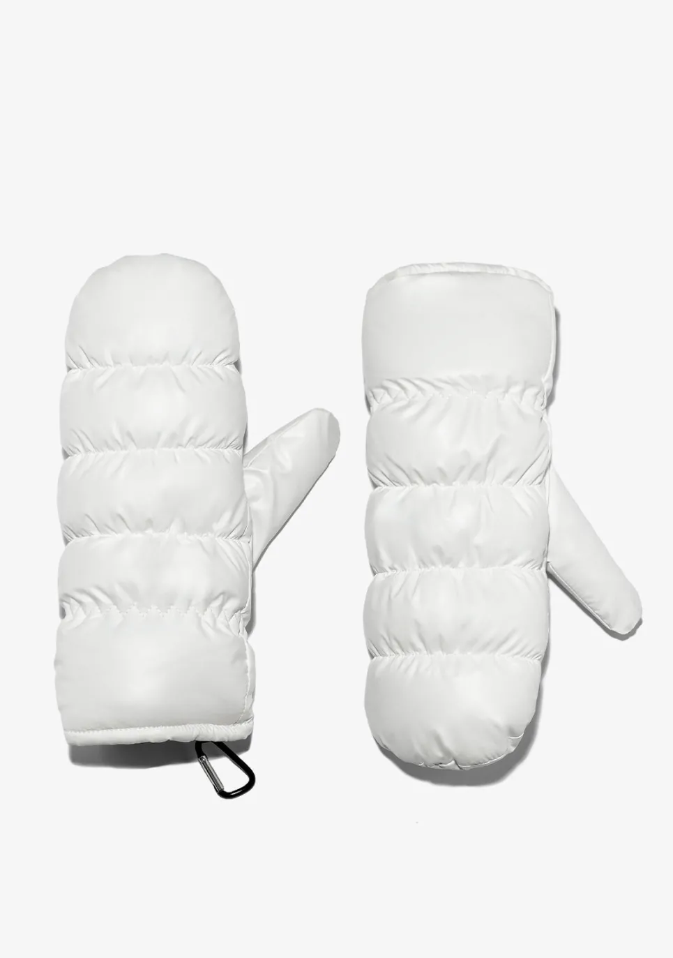 D.Franklin Nordic Bomb Puffer Mittens White|Damen Mützen, Schals Und Handschuhe