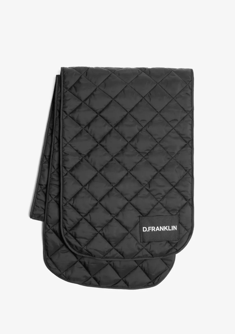 D.Franklin Nordic Bomb Quilted Scarf Black|Damen Mützen, Schals Und Handschuhe|Mützen, Schals Und Handschuhe