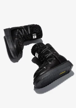 D.Franklin Nordic Fur Black|Damen Stiefel