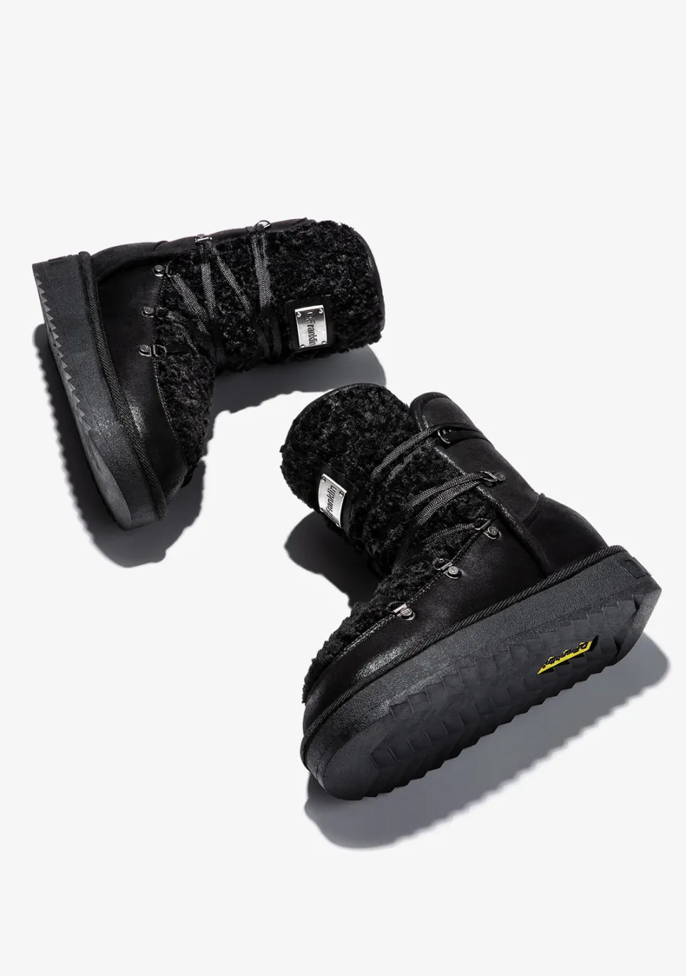 D.Franklin Nordic Fur Black|Damen Stiefel