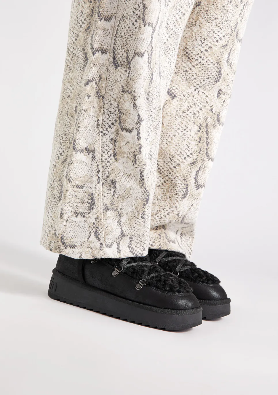 D.Franklin Nordic Fur Black|Damen Stiefel