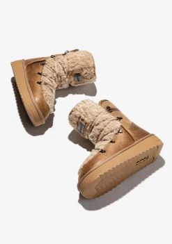 D.Franklin Nordic Fur Sand|Damen Stiefel