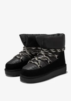 D.Franklin Nordic Nova Low Bomb Black|Damen Stiefel