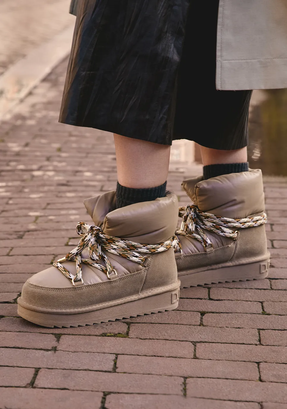 D.Franklin Nordic Nova Low Bomb Taupe|Damen Stiefel