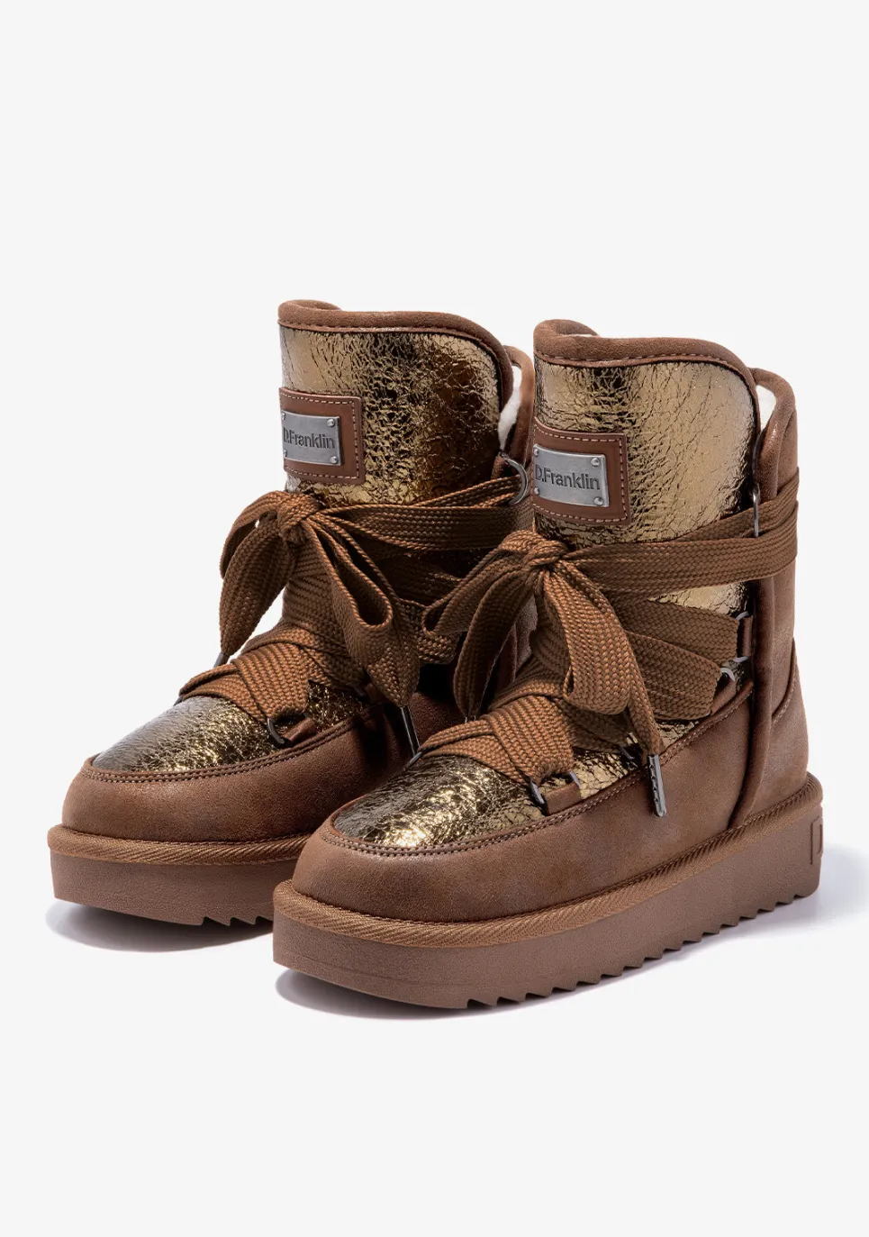 D.Franklin Nordic Shiny Nut|Damen Stiefel