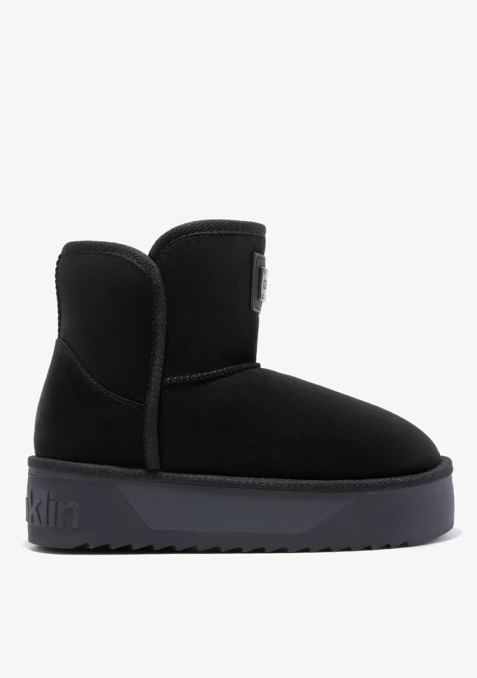D.Franklin Nordic V.2 Basic Low Black|Damen Plattform-Stiefel|Stiefel