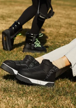 D.Franklin Nordic V.2 Low Bomb Black|Damen Stiefel|Plattform-Stiefel