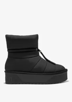D.Franklin Nordic V.2 Low Total Black|Damen Plattform-Stiefel|Australische Stiefel