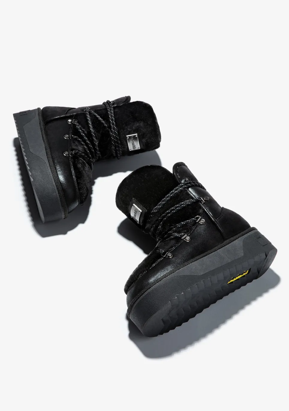 D.Franklin Nordic V.2 Trk Black|Damen Plattform-Stiefel|Stiefel