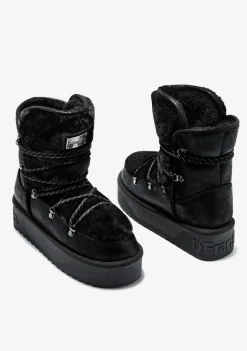 D.Franklin Nordic V.2 Trk Black|Damen Plattform-Stiefel|Stiefel