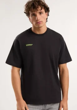 D.Franklin Nowhere Bound T-Shirt Black / Lime|Herren T-Shirts