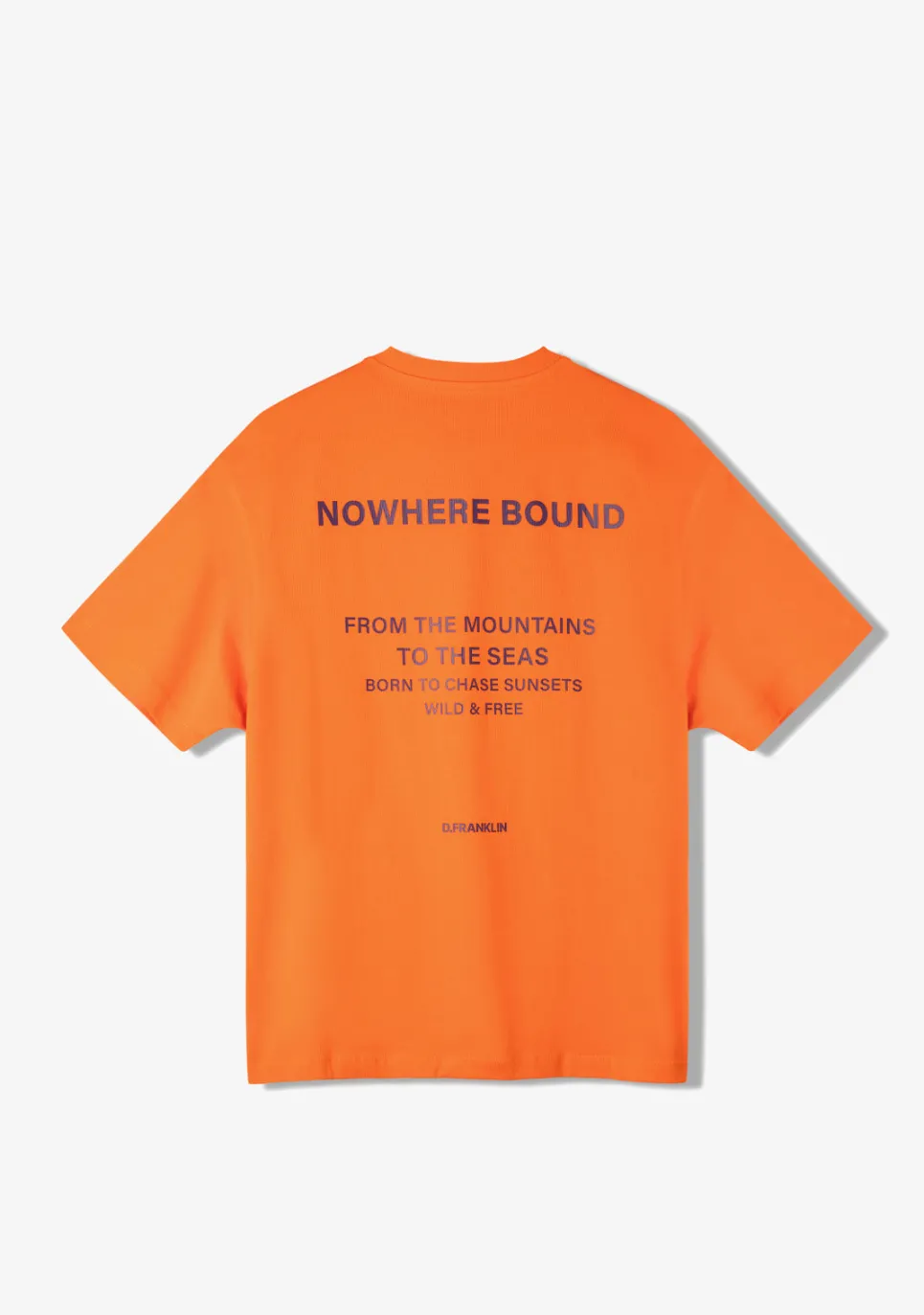 D.Franklin Nowhere Bound T-Shirt Orange / Purple|Herren T-Shirts