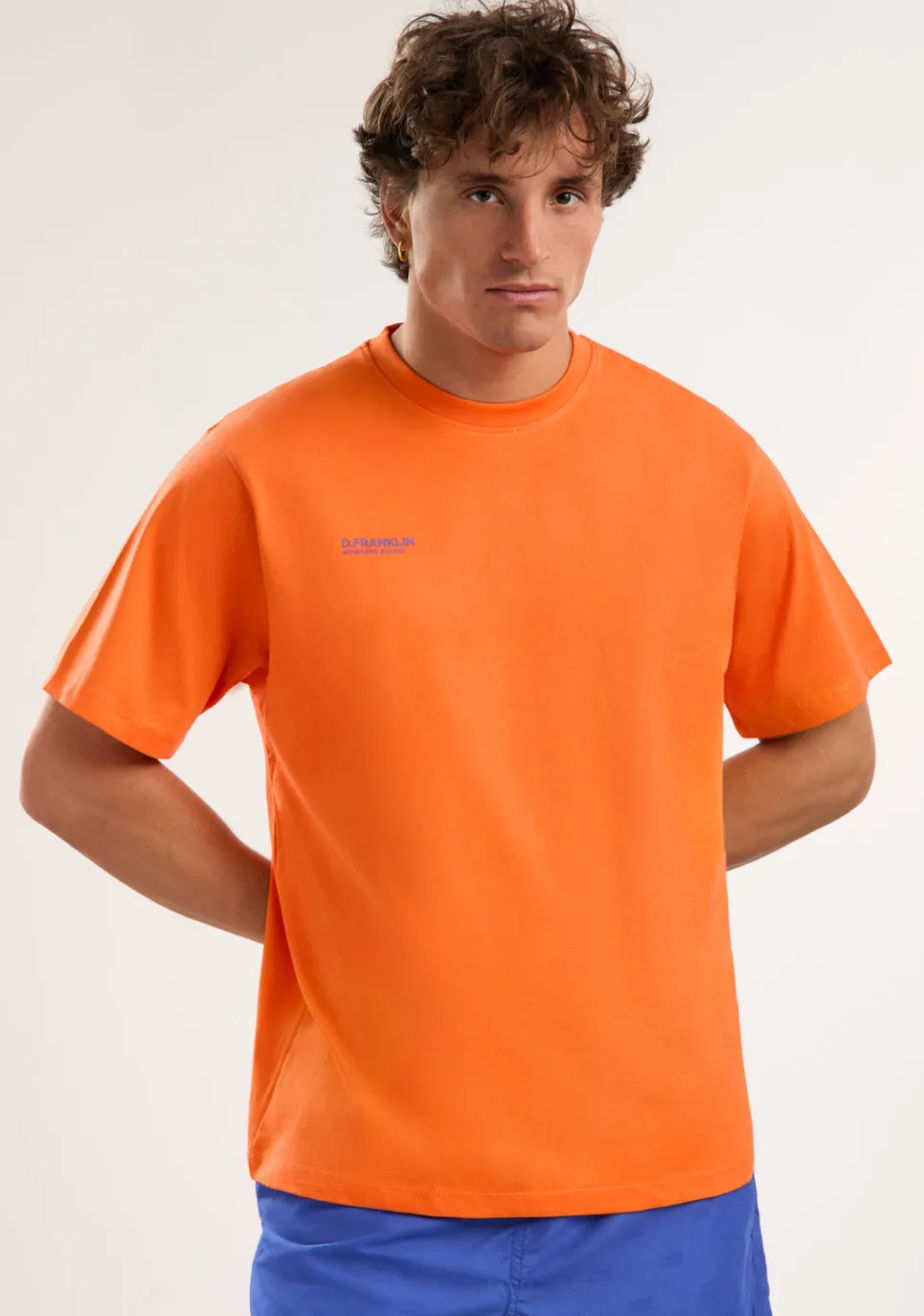 D.Franklin Nowhere Bound T-Shirt Orange / Purple|Herren T-Shirts