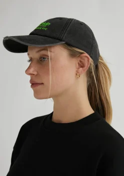D.Franklin NYC Cap Black|Damen Kappen|Kappen