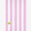 D.Franklin Old Money Jacquard Velour Beach Towel Pink|Damen Handtücher|Handtücher