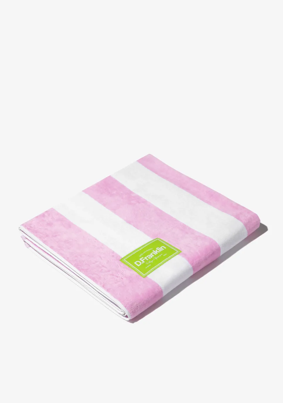 D.Franklin Old Money Jacquard Velour Beach Towel Pink|Damen Handtücher|Handtücher
