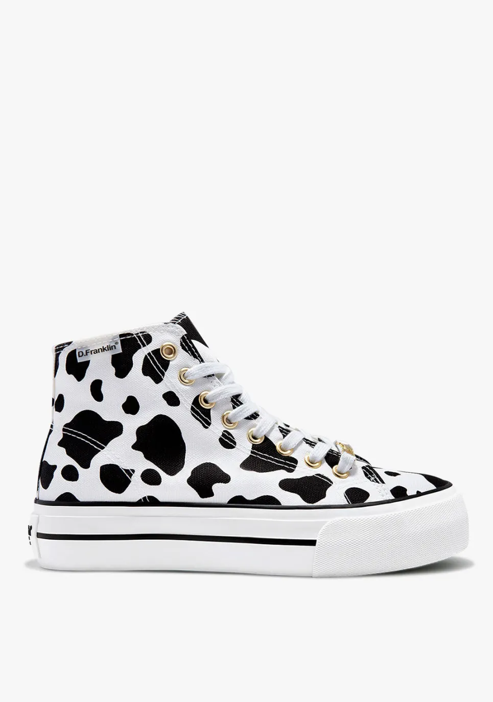 D.Franklin One Way Cow|Damen Plattform-Sneakers|Sneakers