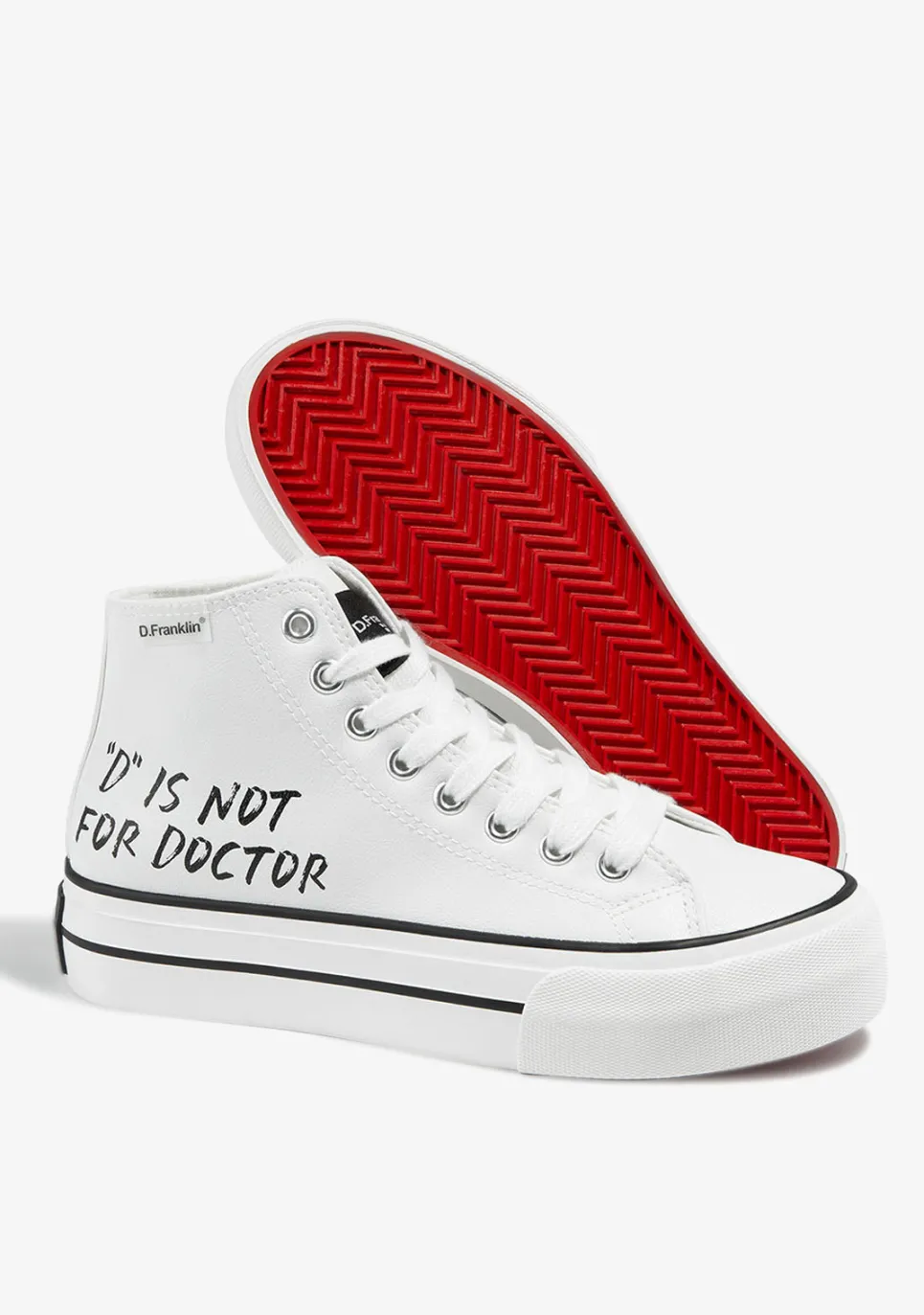D.Franklin One Way D Is Not White|Damen Plattform-Sneakers|Sneakers
