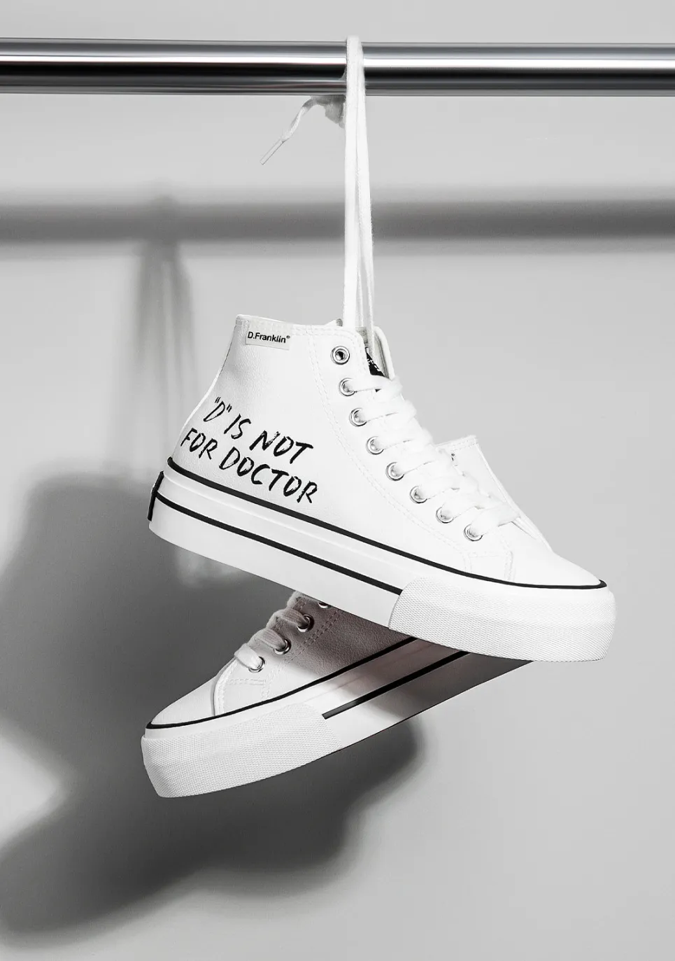 D.Franklin One Way D Is Not White|Damen Plattform-Sneakers|Sneakers