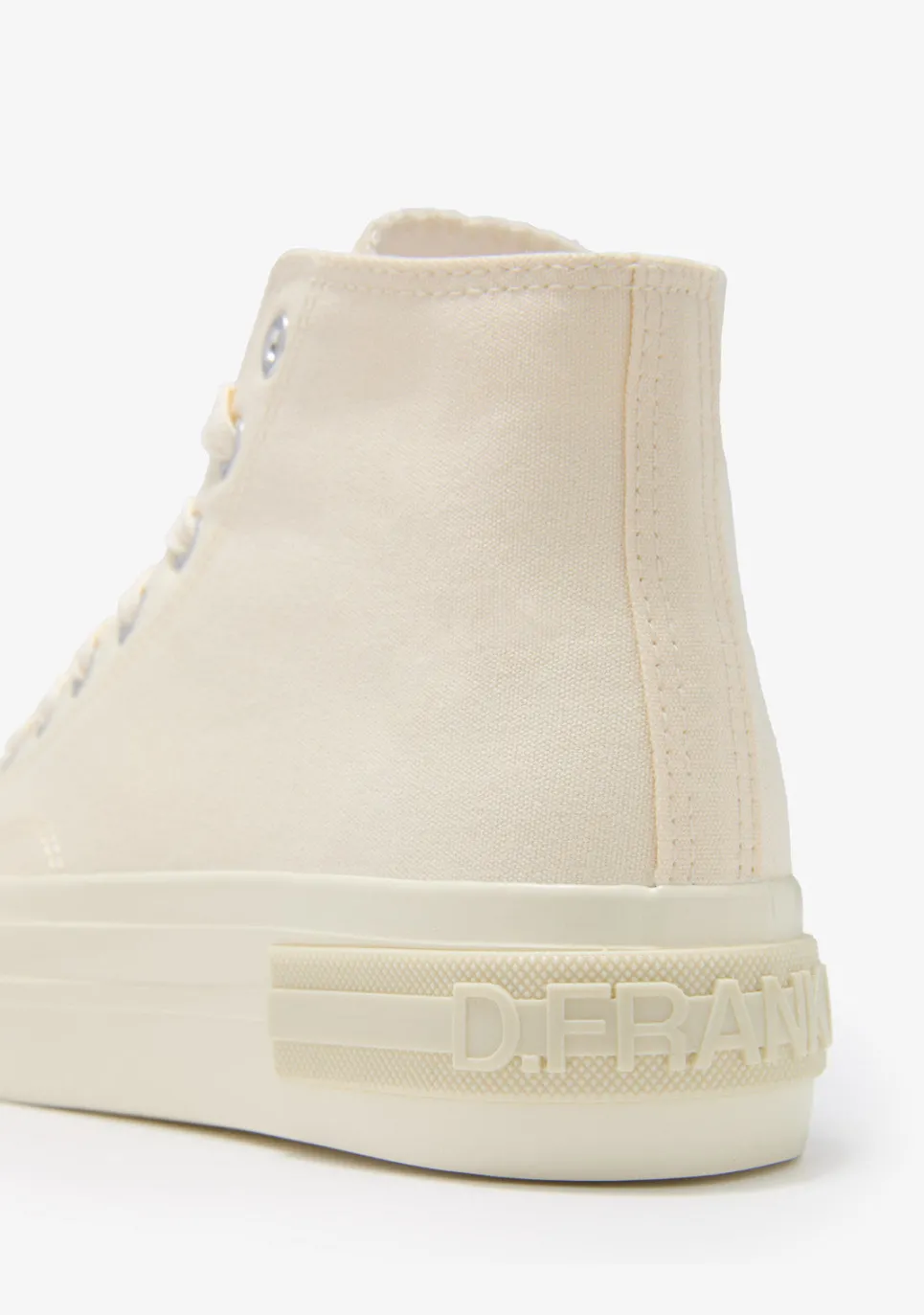 D.Franklin One Way High Classic Beige|Damen Plattform-Sneakers|Sneakers