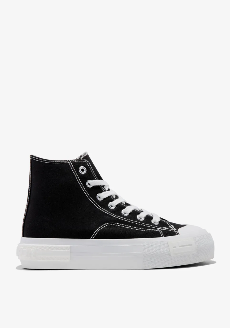 D.Franklin One Way High Classic Black|Damen Plattform-Sneakers|Sneakers