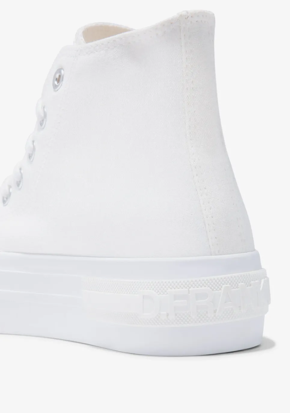 D.Franklin One Way High Classic White|Damen Plattform-Sneakers|Sneakers