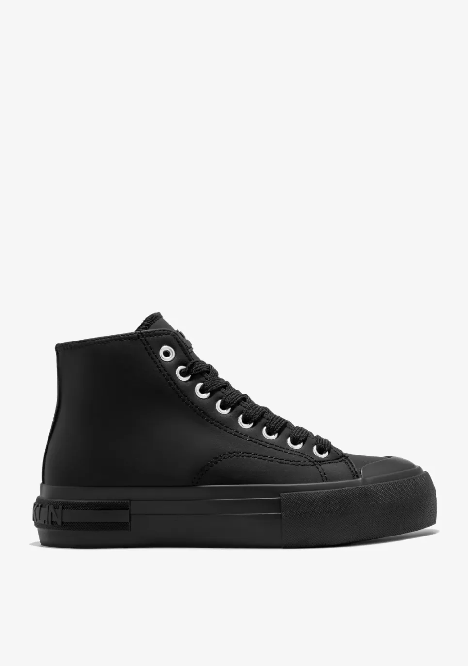D.Franklin One Way High Full Black|Damen Plattform-Sneakers|Sneakers