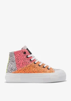 D.Franklin One Way High Patch Multicolor|Damen Plattform-Sneakers|Sneakers