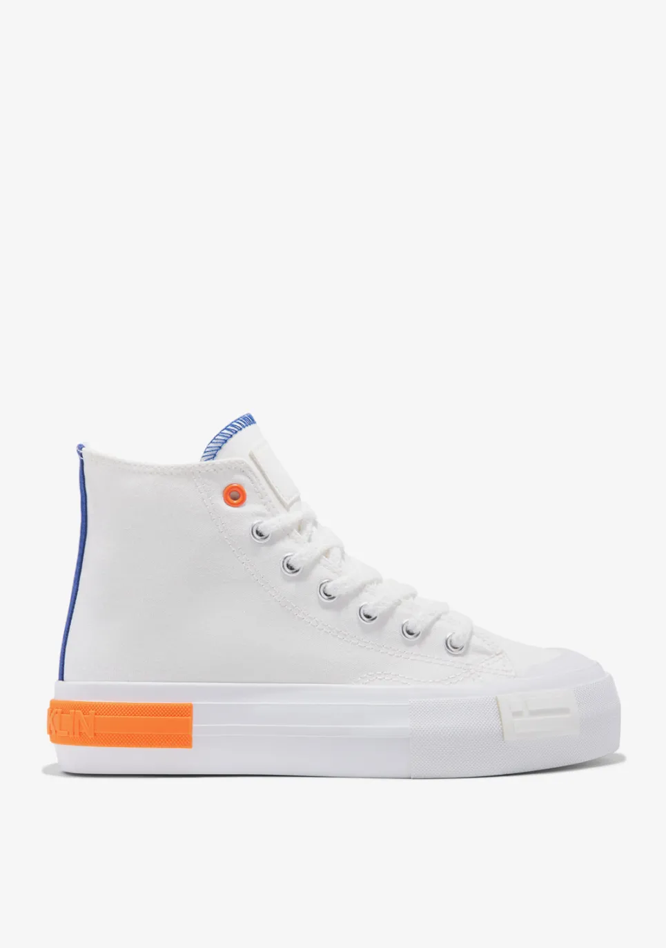 D.Franklin One Way High Summer Club White|Damen Plattform-Sneakers|Sneakers
