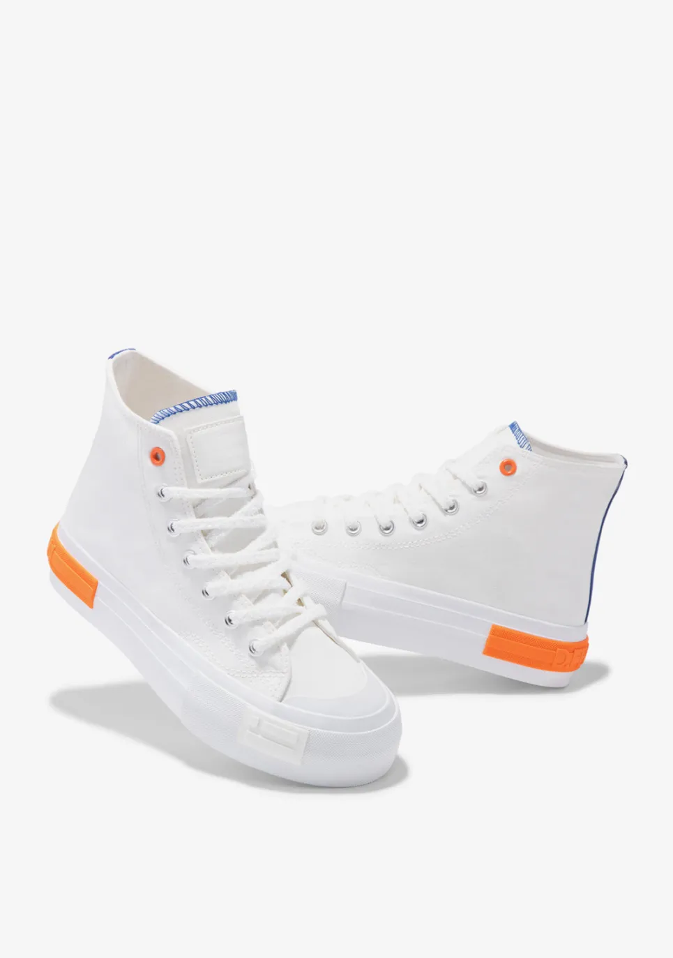 D.Franklin One Way High Summer Club White|Damen Plattform-Sneakers|Sneakers