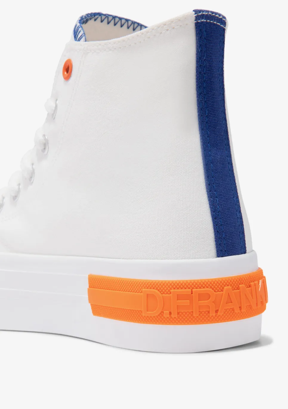 D.Franklin One Way High Summer Club White|Damen Plattform-Sneakers|Sneakers