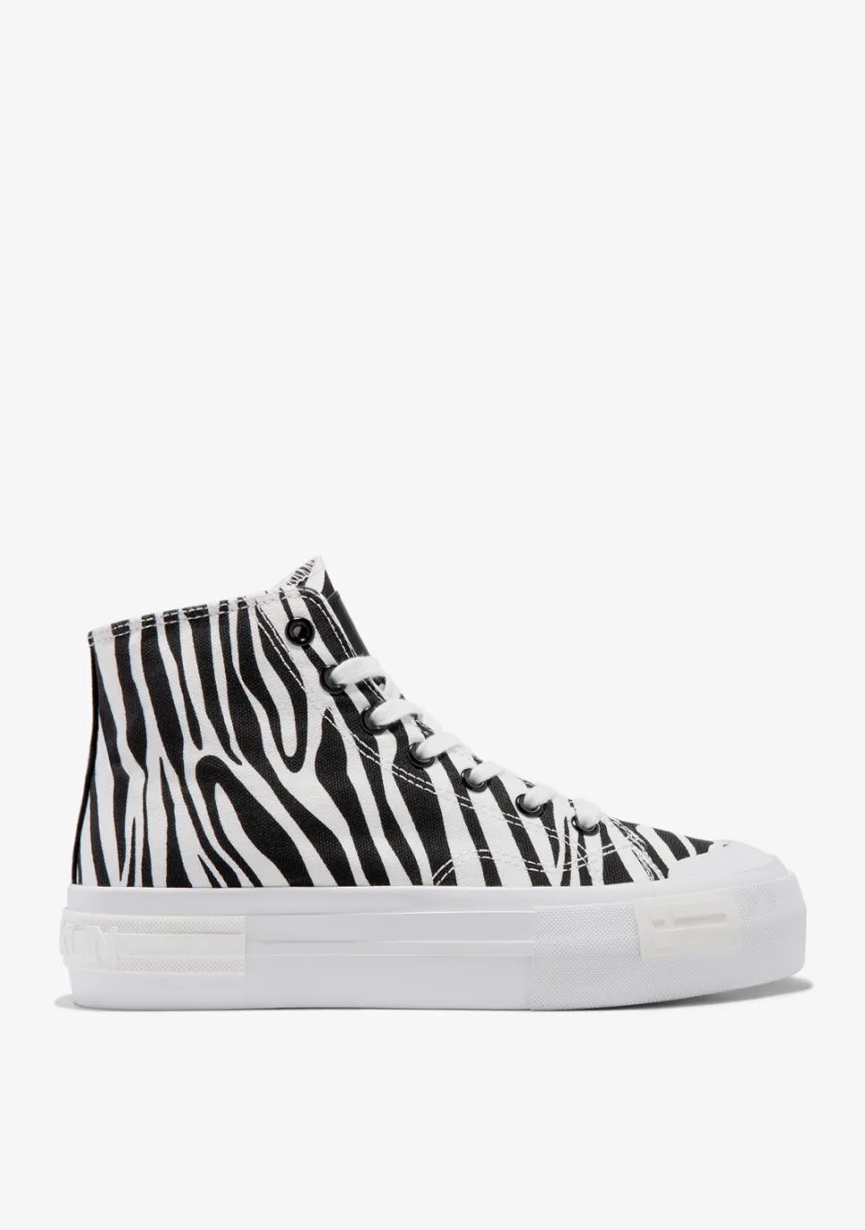 D.Franklin One Way High Zebra Edition|Damen Plattform-Sneakers|Sneakers