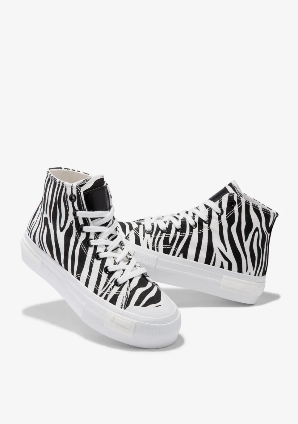 D.Franklin One Way High Zebra Edition|Damen Plattform-Sneakers|Sneakers