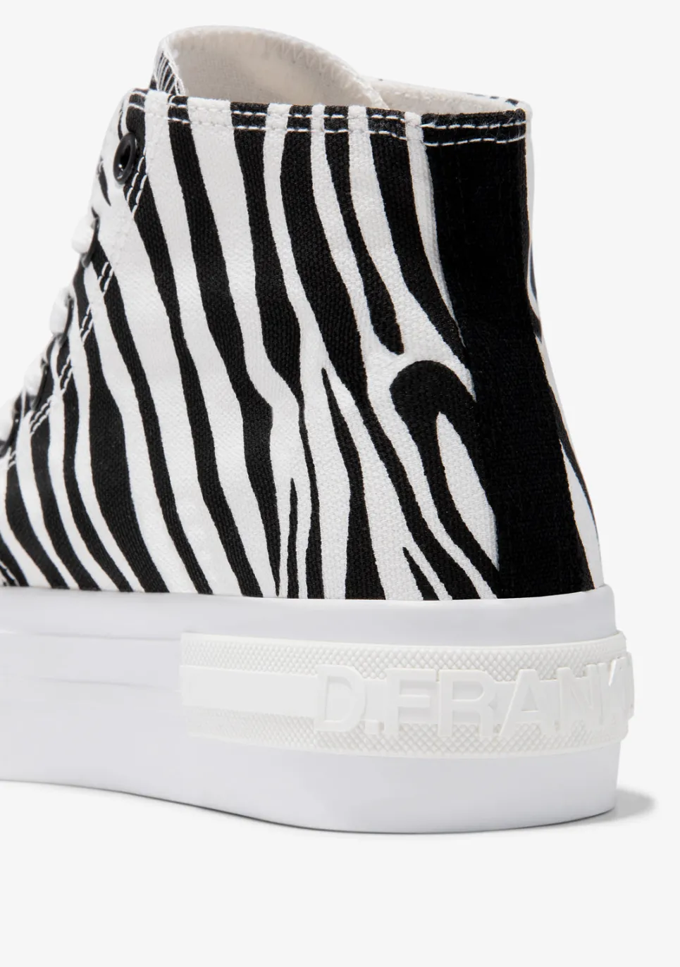D.Franklin One Way High Zebra Edition|Damen Plattform-Sneakers|Sneakers