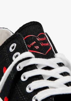 D.Franklin One Way Low From Heart Black|Damen Plattform-Sneakers|Sneakers