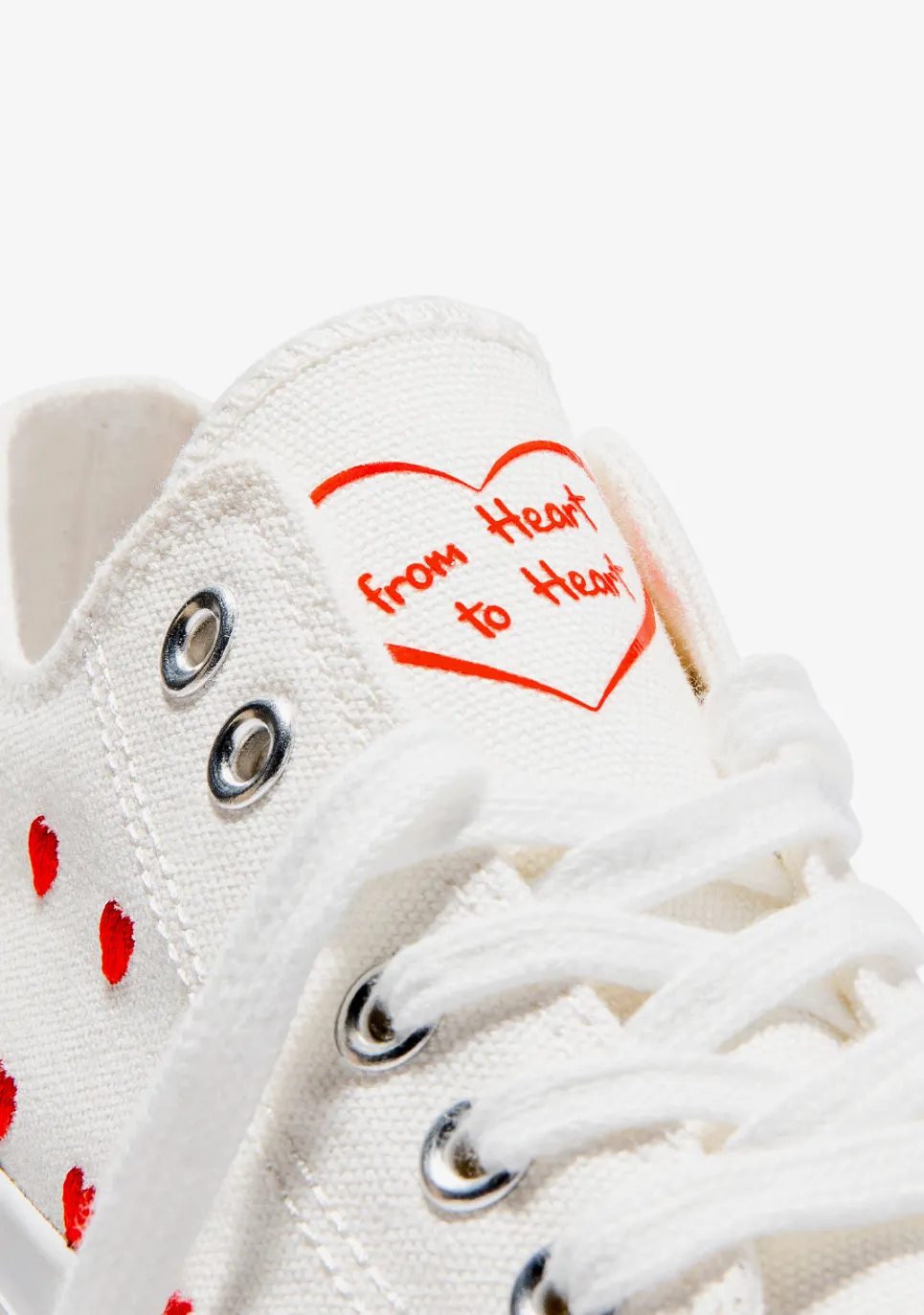 D.Franklin One Way Low From Heart White|Damen Plattform-Sneakers|Sneakers