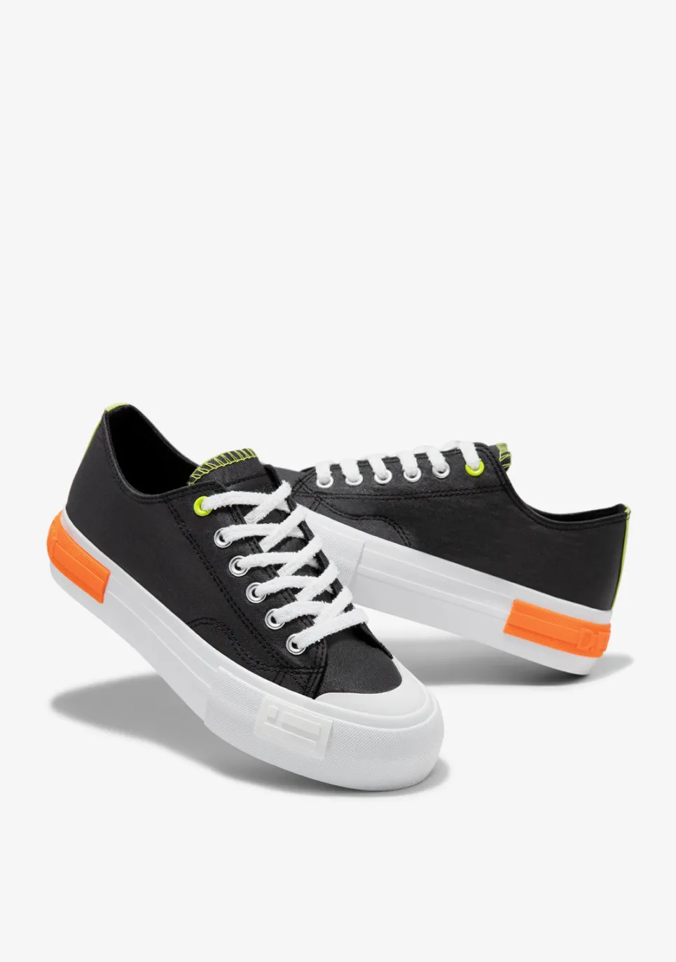 D.Franklin One Way Low Summer Club Black|Damen Plattform-Sneakers|Sneakers