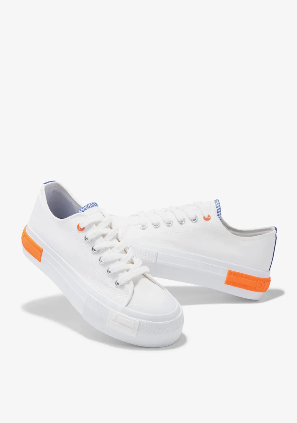 D.Franklin One Way Low Summer Club White|Damen Sneakers|Plattform-Sneakers
