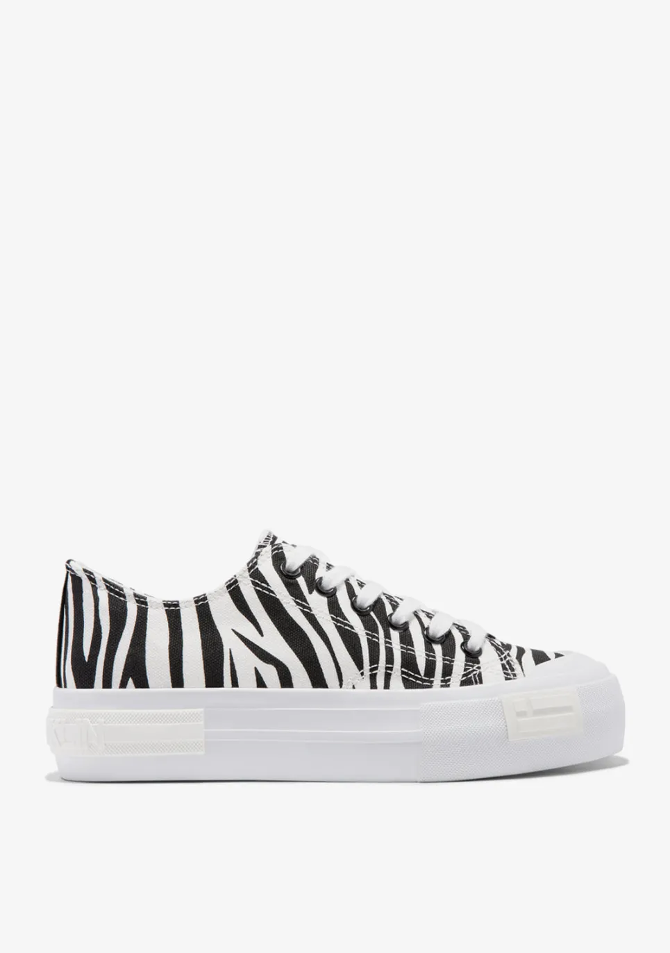 D.Franklin One Way Low Zebra Edition|Damen Plattform-Sneakers|Sneakers