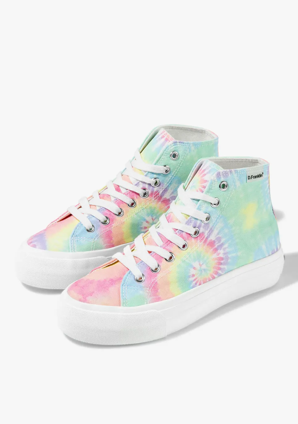 D.Franklin One Way Tie Dye|Damen Plattform-Sneakers|Sneakers