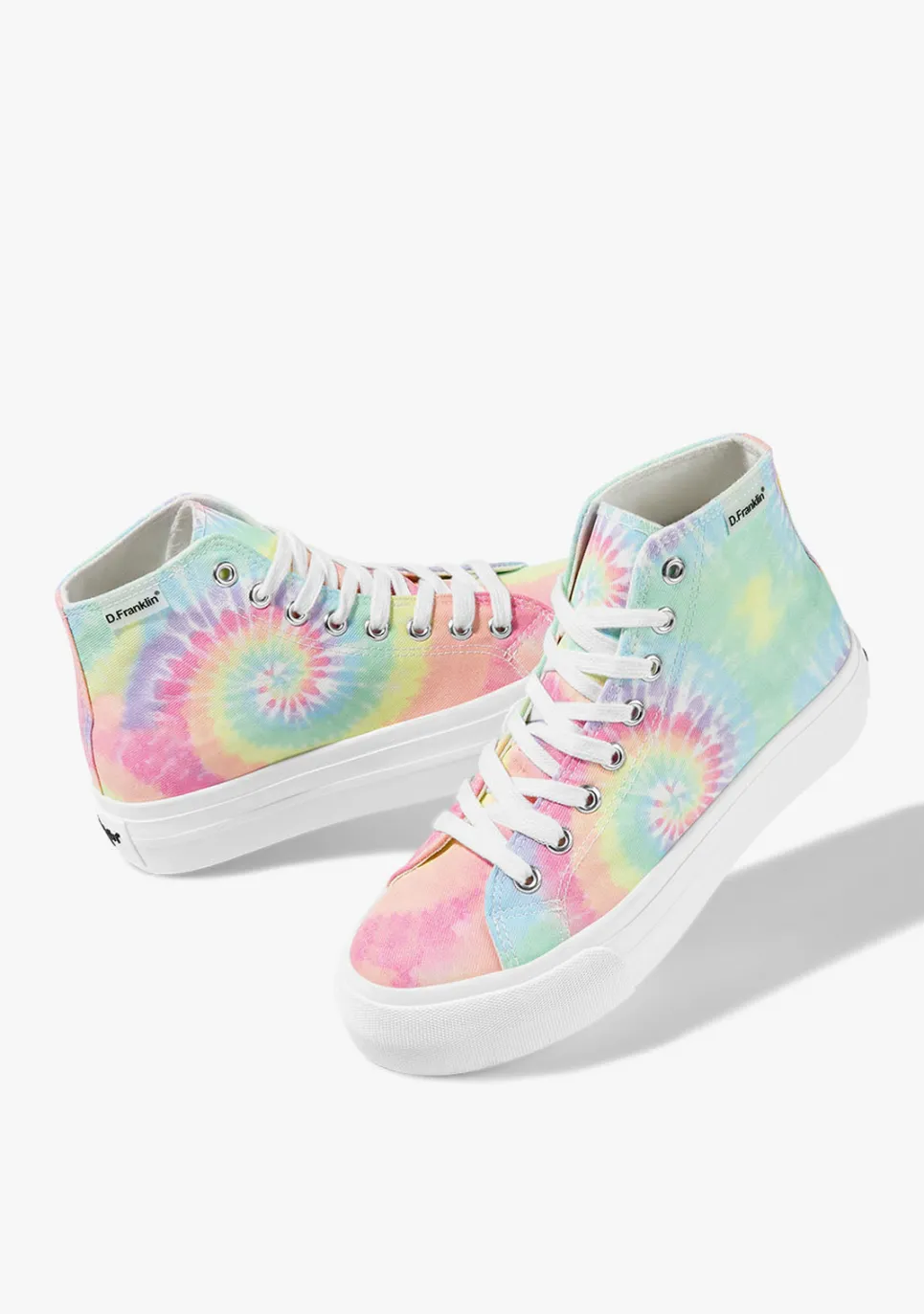D.Franklin One Way Tie Dye|Damen Plattform-Sneakers|Sneakers